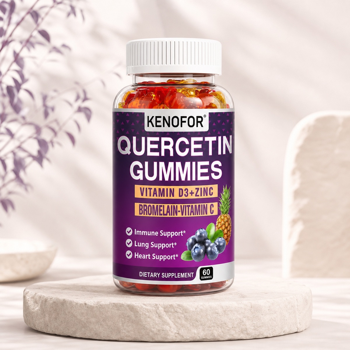 Quercetin + Zinc Gummies β Supplements at Gym Wise Shop