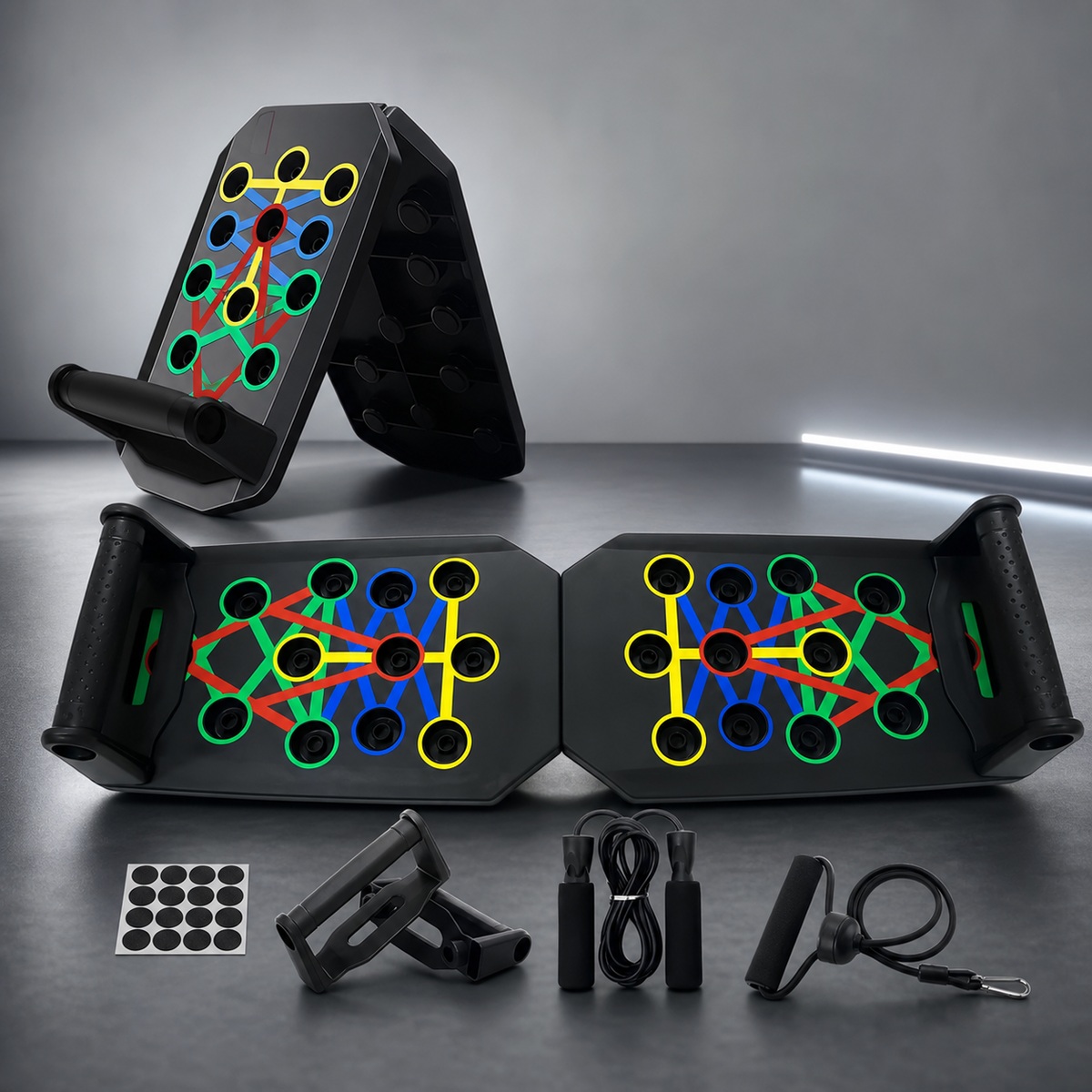 Foldable Push-Up Board Set β Fitness at Gym Wise Shop